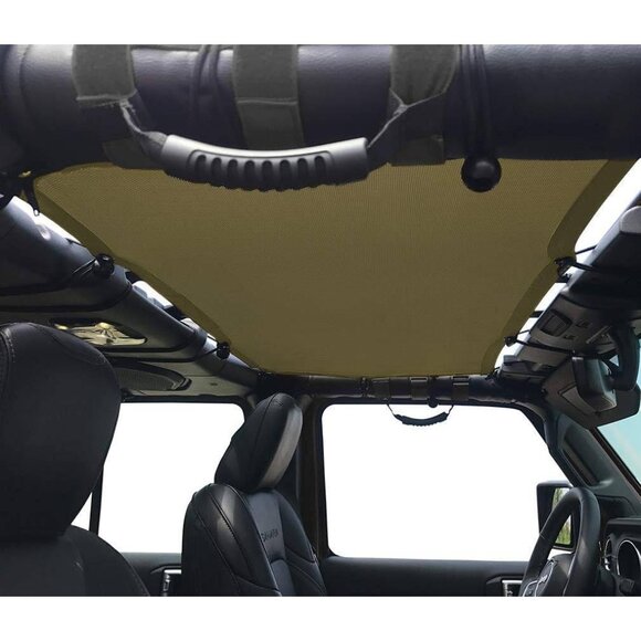 Shadeidea Front Sun Shade for Jeep Gladiator JT (2018–2023) – Tank‎ Green - Picture 3 of 8